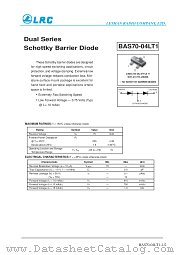 BAS70-04LT1 datasheet pdf Leshan Radio Company