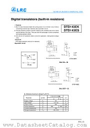 DTD143EK datasheet pdf Leshan Radio Company