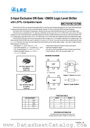 MC74VHC1GT86DFT4 datasheet pdf Leshan Radio Company