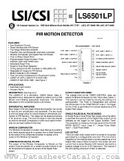LS6501LP datasheet pdf LSI Computer Systems