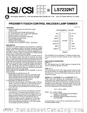 LS7232NT datasheet pdf LSI Computer Systems