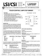 LS7237 datasheet pdf LSI Computer Systems