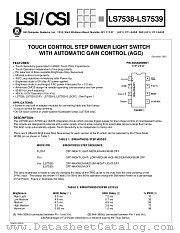 LS7538 datasheet pdf LSI Computer Systems