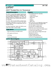 LXT317 datasheet pdf Level One