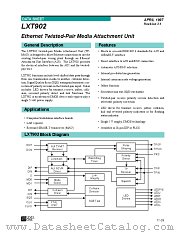 LXT902 datasheet pdf Level One
