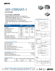 SMA83-1 datasheet pdf Tyco Electronics