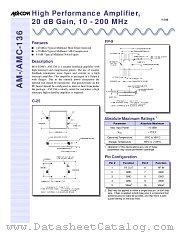 AM-136PIN datasheet pdf Tyco Electronics