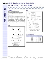 AMC-146SMA datasheet pdf Tyco Electronics