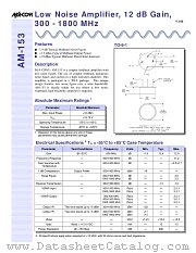 AM-153 datasheet pdf Tyco Electronics