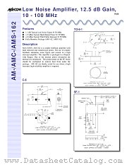 AMC-AMS-162 datasheet pdf Tyco Electronics