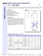 AM05-0005-TB datasheet pdf Tyco Electronics
