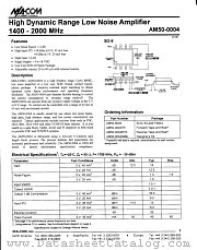 AM50-0004TR datasheet pdf Tyco Electronics
