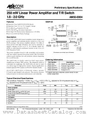 AM55-0004TR datasheet pdf Tyco Electronics