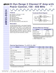 AM55-0024RTR datasheet pdf Tyco Electronics