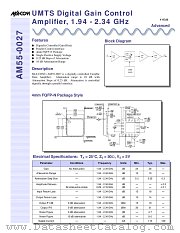 AM55-0027 datasheet pdf Tyco Electronics