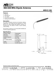 AND-C-108 datasheet pdf Tyco Electronics