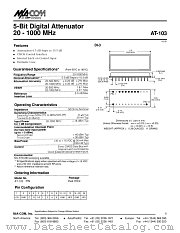 AT-103 datasheet pdf Tyco Electronics