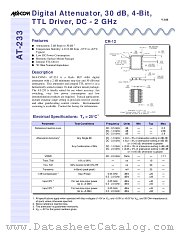 AT-233PIN datasheet pdf Tyco Electronics