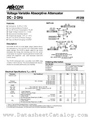 AT-259PIN datasheet pdf Tyco Electronics