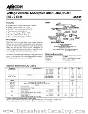 AT-635TR datasheet pdf Tyco Electronics