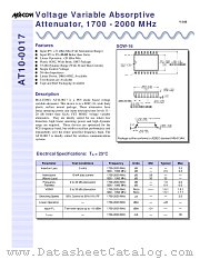 AT10-0017-TB datasheet pdf Tyco Electronics