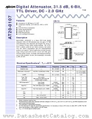 AT20-0107-TB datasheet pdf Tyco Electronics