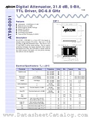 AT90-0001TR datasheet pdf Tyco Electronics