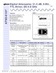 AT90-0107TR datasheet pdf Tyco Electronics