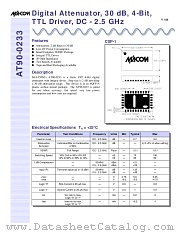 AT90-0233TR datasheet pdf Tyco Electronics