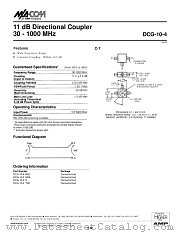 DCG-10-4N datasheet pdf Tyco Electronics