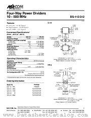 DS-112312 datasheet pdf Tyco Electronics