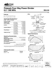 DS-310 datasheet pdf Tyco Electronics
