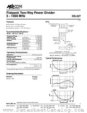 DS-327PIN datasheet pdf Tyco Electronics