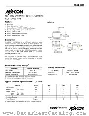 DS54-0006 datasheet pdf Tyco Electronics