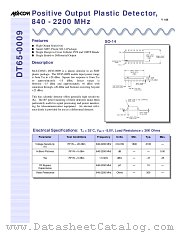 DT65-0009 datasheet pdf Tyco Electronics