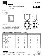 ELCM-1MH datasheet pdf Tyco Electronics