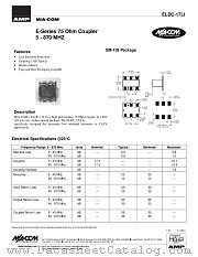 ELDC-17LI datasheet pdf Tyco Electronics