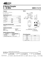 EMDC-17-2-75TR datasheet pdf Tyco Electronics
