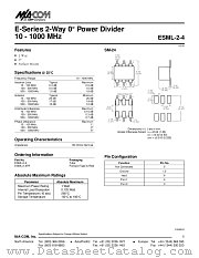 ESML-2-4 datasheet pdf Tyco Electronics
