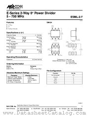 ESML-2-7TR datasheet pdf Tyco Electronics