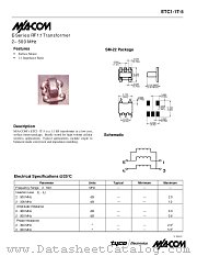 ETC1-1T-5 datasheet pdf Tyco Electronics