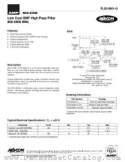 FL05-0001-G-TR datasheet pdf Tyco Electronics
