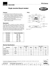 FR12-0005 datasheet pdf Tyco Electronics
