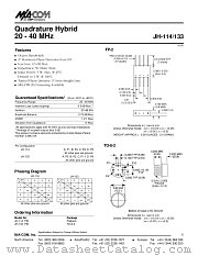 JH-114 datasheet pdf Tyco Electronics