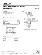 JH-131N datasheet pdf Tyco Electronics