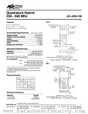 JH-139PIN datasheet pdf Tyco Electronics