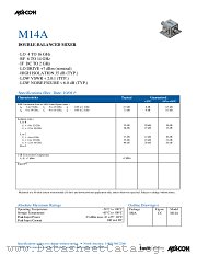 M14A datasheet pdf Tyco Electronics