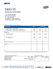 M6D-50 datasheet pdf Tyco Electronics