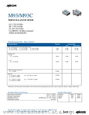 M93 datasheet pdf Tyco Electronics