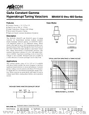 MA46455 datasheet pdf Tyco Electronics
